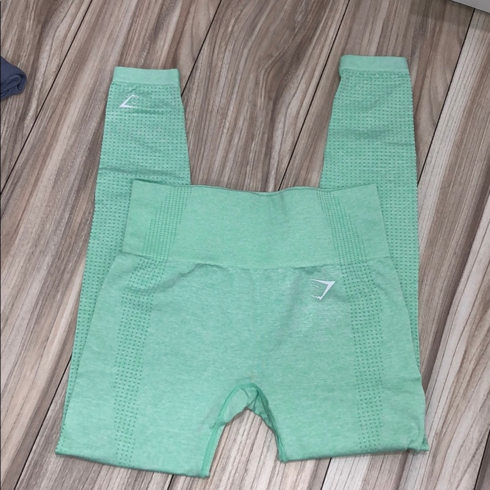 Green Gymshark Leggings